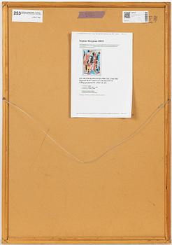 Unknown artist, collage, signed Brita Andersson and dated 1964.
