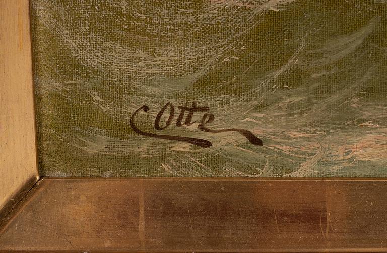 Unknown artist, 19th century, Marine.