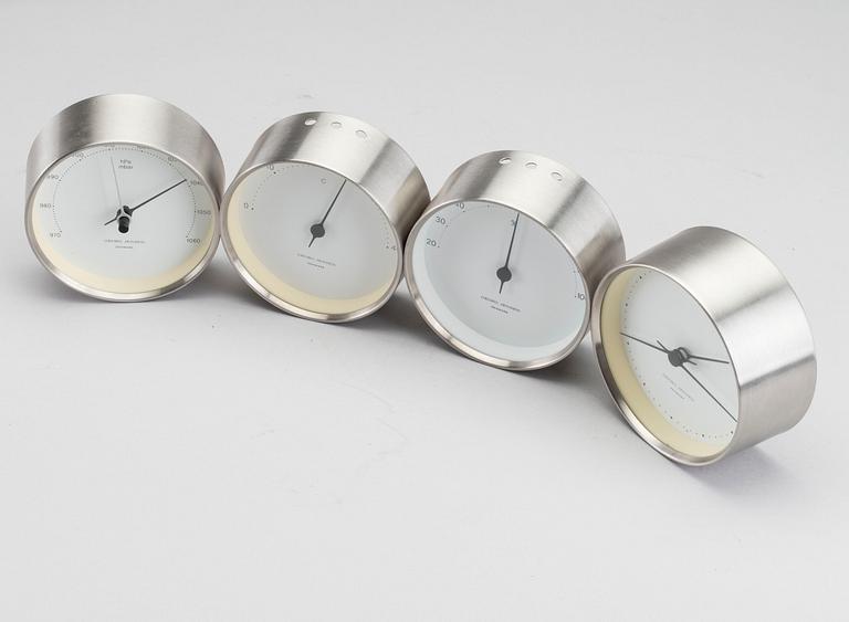 A HENNING KOPPEL WEATHER STATION in 4 parts. Georg Jensen.