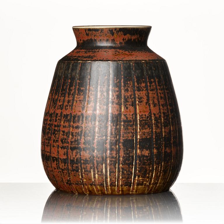 Carl-Harry Stålhane, a stoneware vase, Rörstrand, Sweden 1960s.