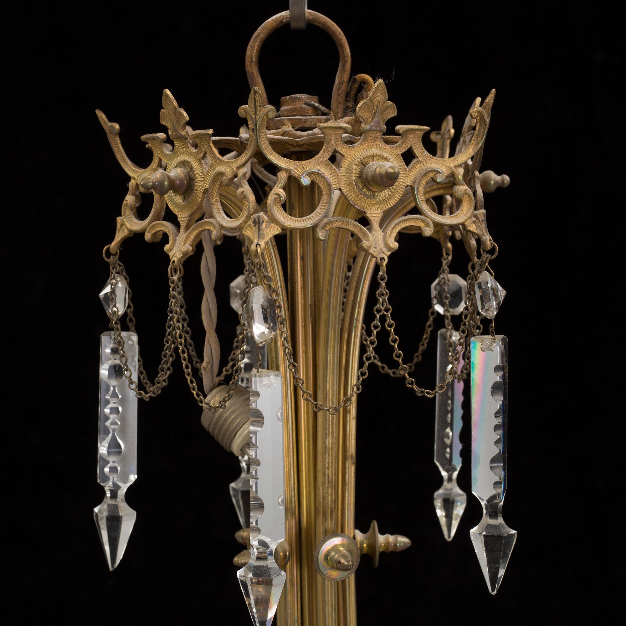 A mid 19th century chandelier.
