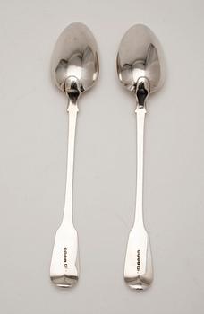 RAGUSKEDAR, ett par, silver, London 1831. Tot ca 243 gram.