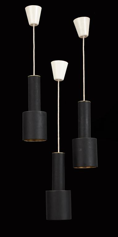 ALVAR AALTO, takarmaturer, 3 st, "A 110, Handgranat", sannolikt för Valaistustyö Ky, Finland.