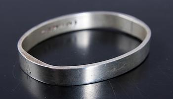 ARMLÄNK, silver, Wiwen Nilsson, Lund 1935.