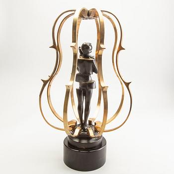 Fernandez Arman, a bronze sculpture signed and numbered 7/100.