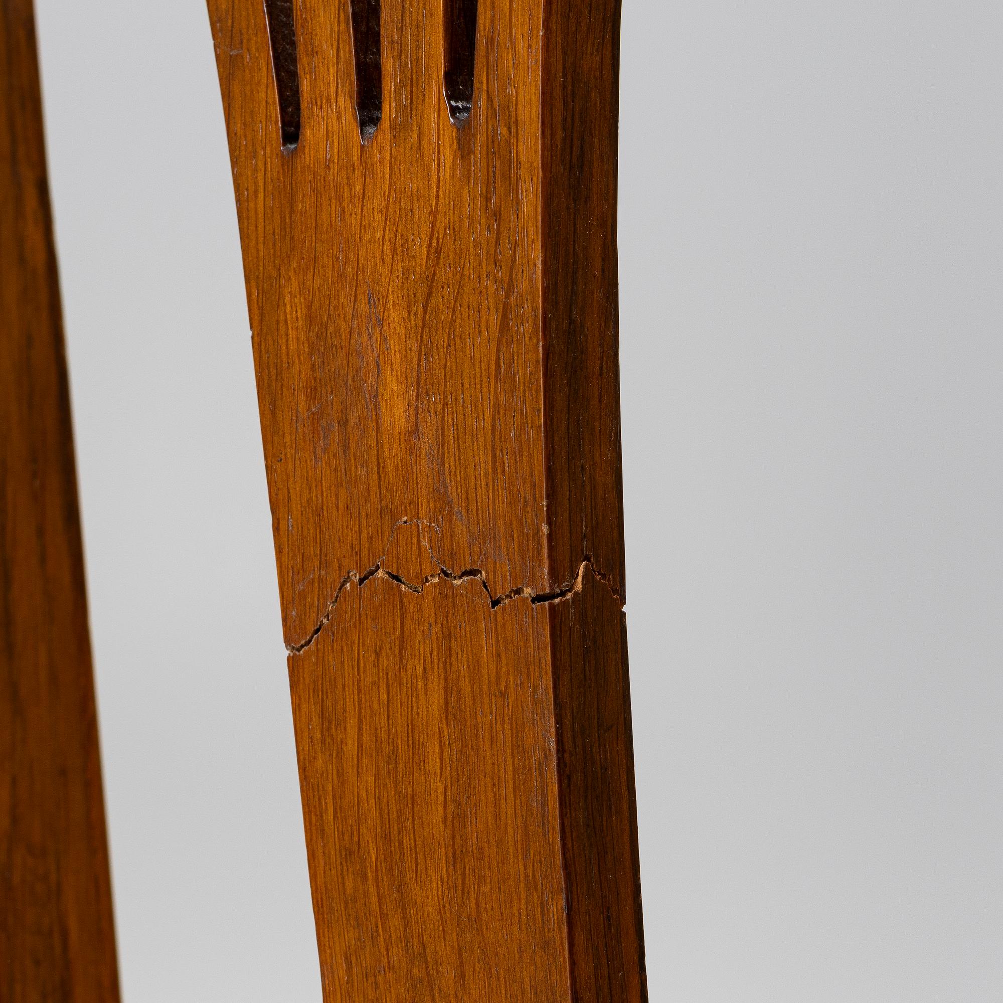 An Art nouveau chair, beginnnig of the 20th century.