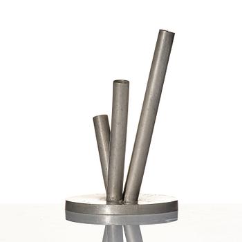 Nils Fougstedt, a "Pipvasen" model "A1208", pewter vase, Firma Svenskt Tenn, Stockholm 1930.