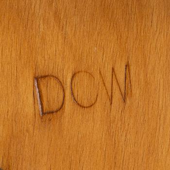 Charles and Ray Eames, a 'DCW' chair, likely for Herman Miller USA, 1950s.