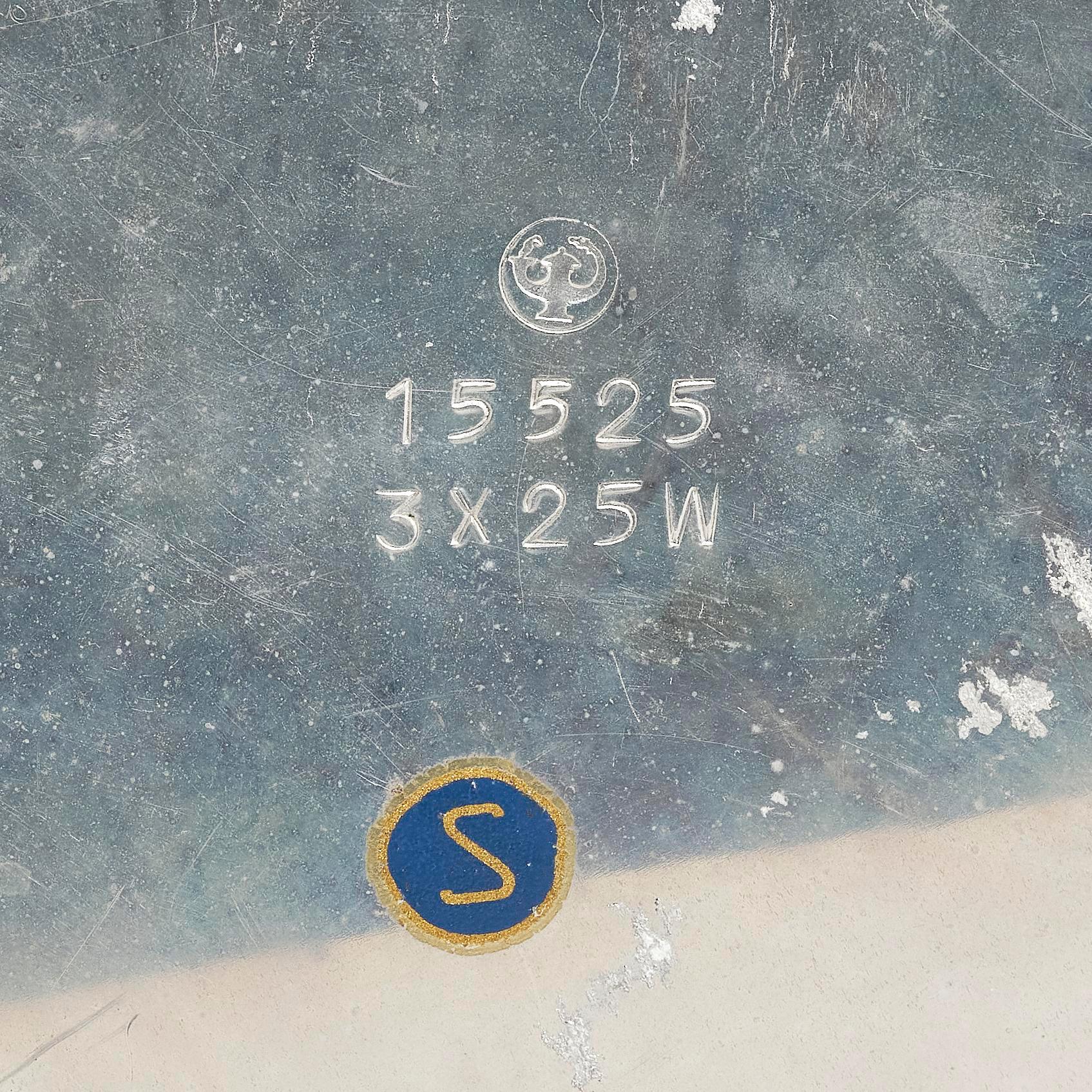 Harald Notini, a table lamp model "15525", Arvid Böhlmarks Lampfabrik, Stockholm, 1950s.