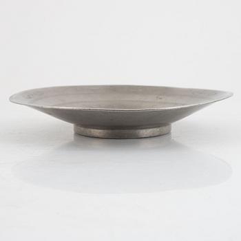 Firma Svenskt Tenn, a pewter dish, Stockholm 1932.