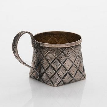 A silver charka, St. Petersburg 1890.