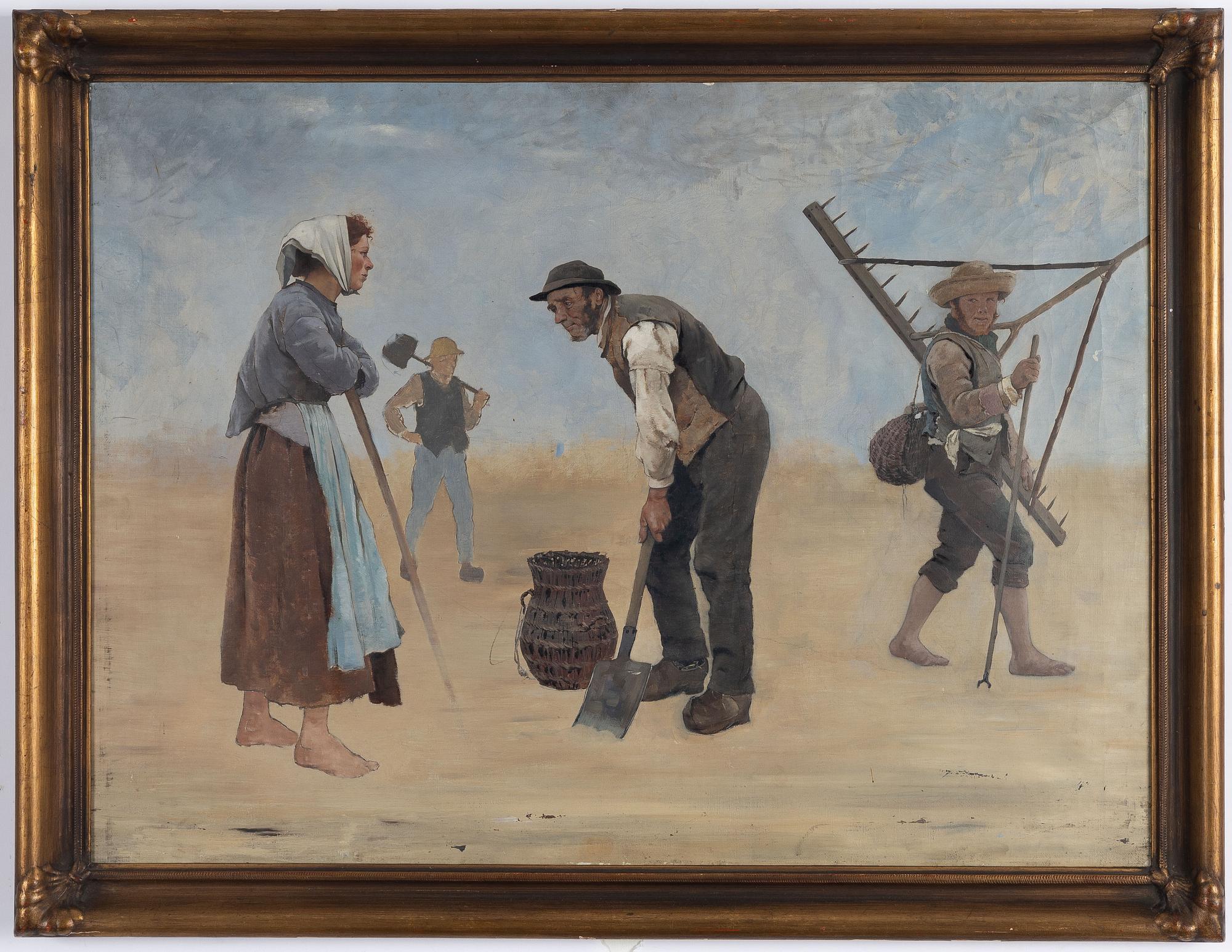 August Hagborg, Mussel plockare.