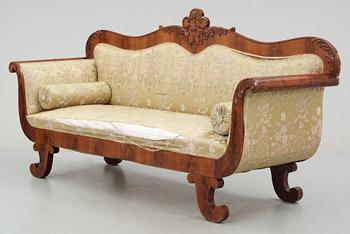 SOFFA, senempire, 1800-talets mitt.