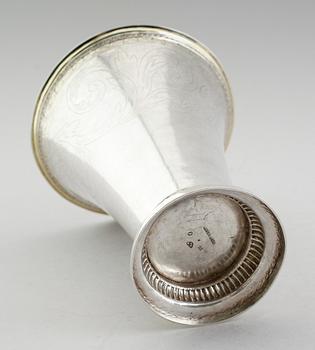 BÄGARE, silver, Nils Hellberg, Stockholm 1800. Vikt ca 457 gram.