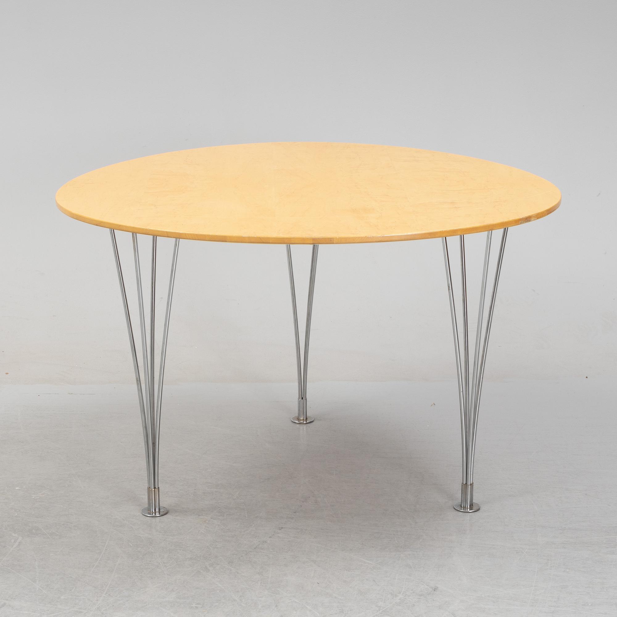 Bruno Mathsson &Piet Hein, a 'Trisuperellips' table, Bruno Mathsson International, Värnamo.