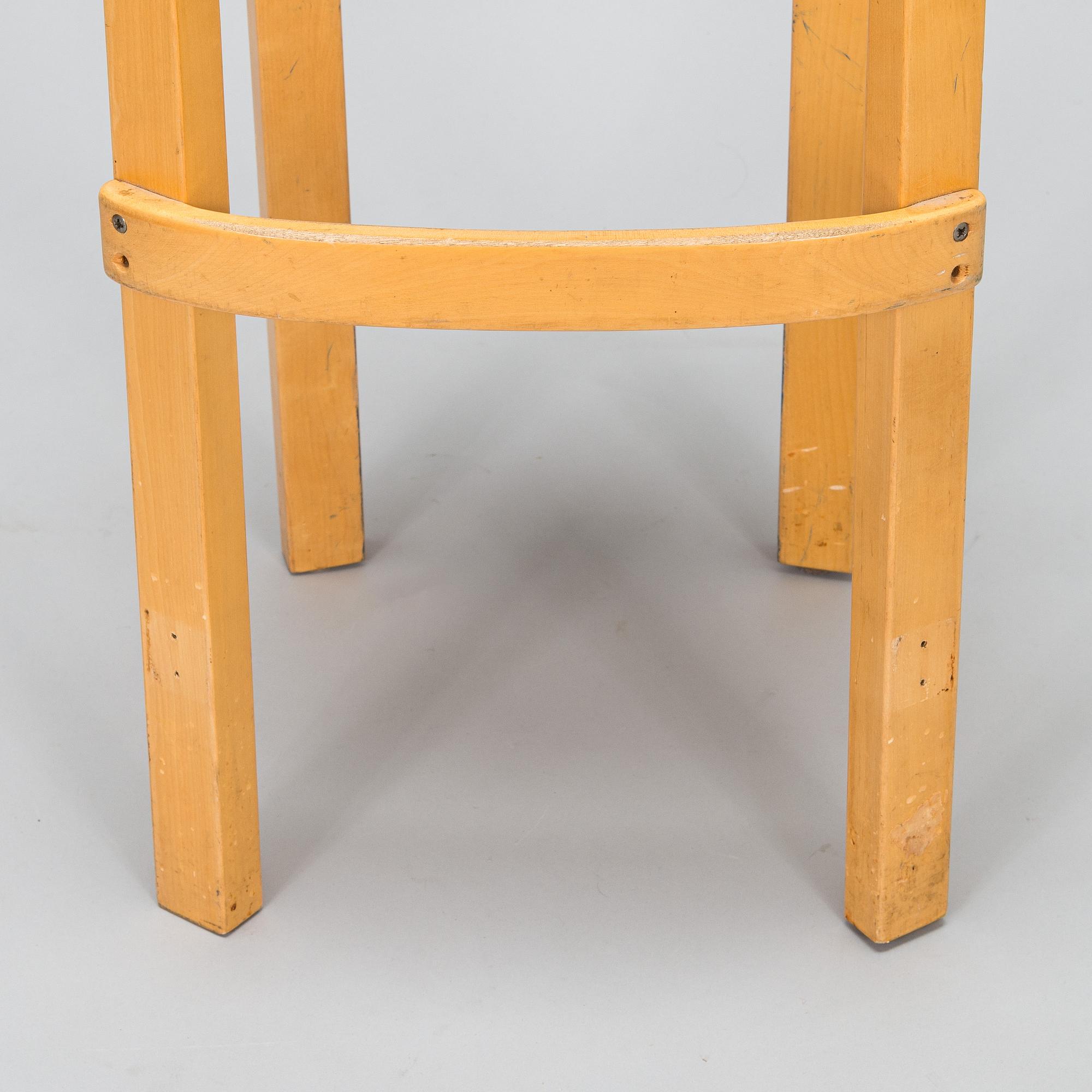 Alvar Aalto barstol K65 Artek 1980-tal.