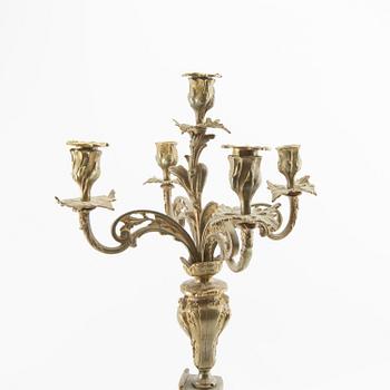 Candelabrum Louis XV style, first half of the 20th century.