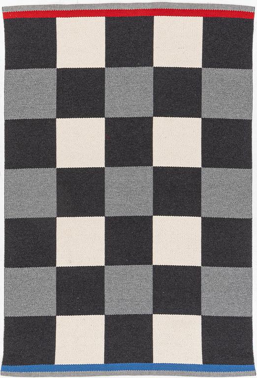 Gunilla Lagerhem Ullberg, matta maskinvävd, "Arkad Checkboard" Kasthall, ca 230 x 160 cm.