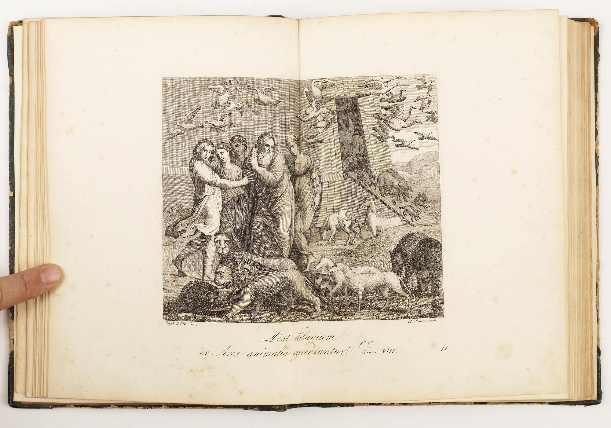 BOK, "Raccolta di cinqantadue quadretti dipinti a fresco da Raffaelle Sanzio d`Urbino..." Rom 1820.