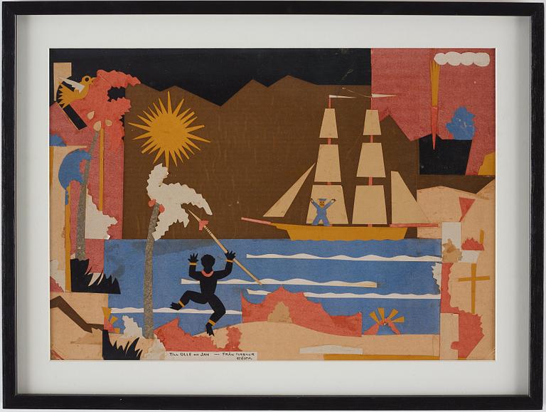 Gösta Adrian-Nilsson, Exotic scene.