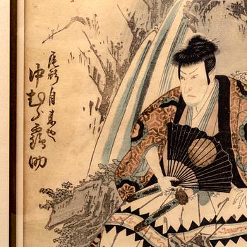 Ashihiro Harukawa, färgträsnitt, Japan 1800- / 1900-tal.
