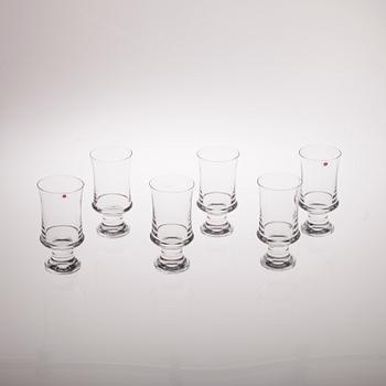 GLASSERVIS, 32 delar, "Tavastia" Tapio Wirkkala, Iittala 1970-tal.