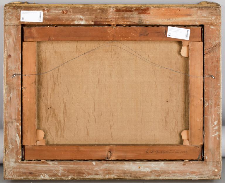 CARL ANDREAS DAHLSTRÖM, olja på duk, monogramsign o dat 1852.