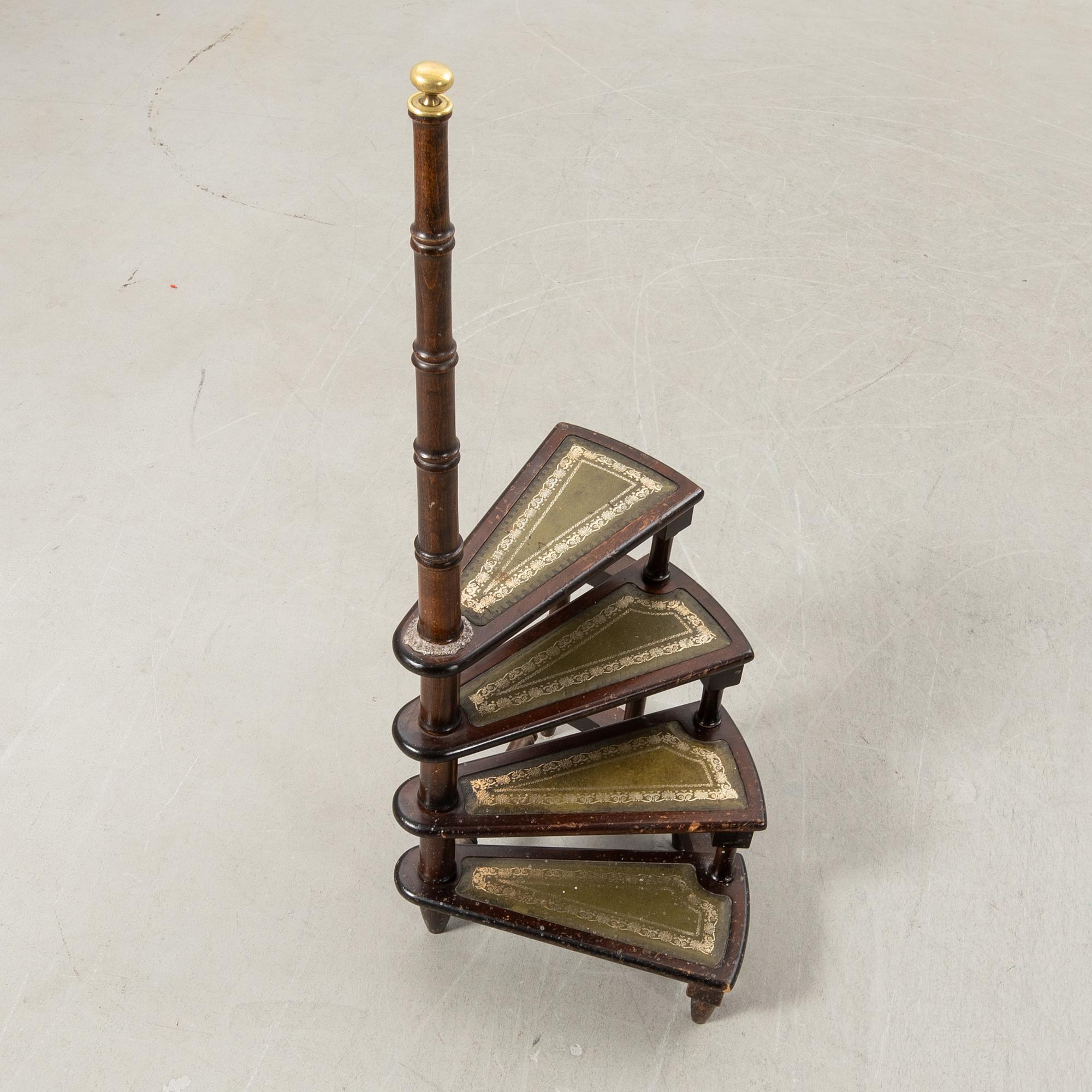 Library staircase, late 20th century.