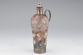 69. COCKTAILSHAKER, nysilver, ostämplad, 1900-talets första hälft.