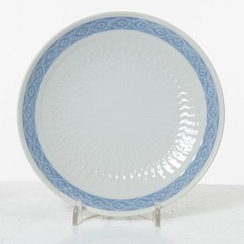 Arnold Krogh, service, 38 pieces, porcelain, "Blue Fan", Royal Copenhagen, Denmark.
