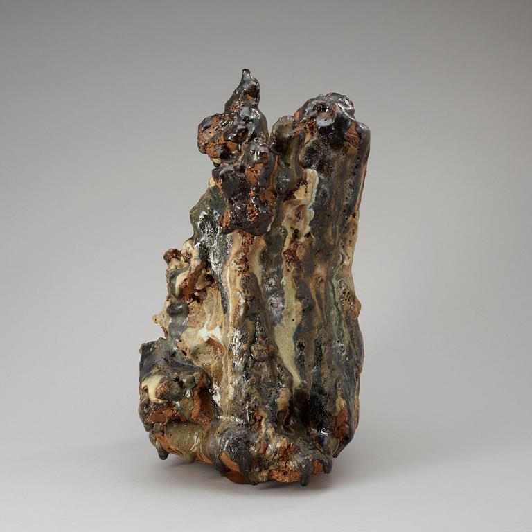 An Anders Bruno Liljefors sandcast stoneware sculpture, Gustavsberg.