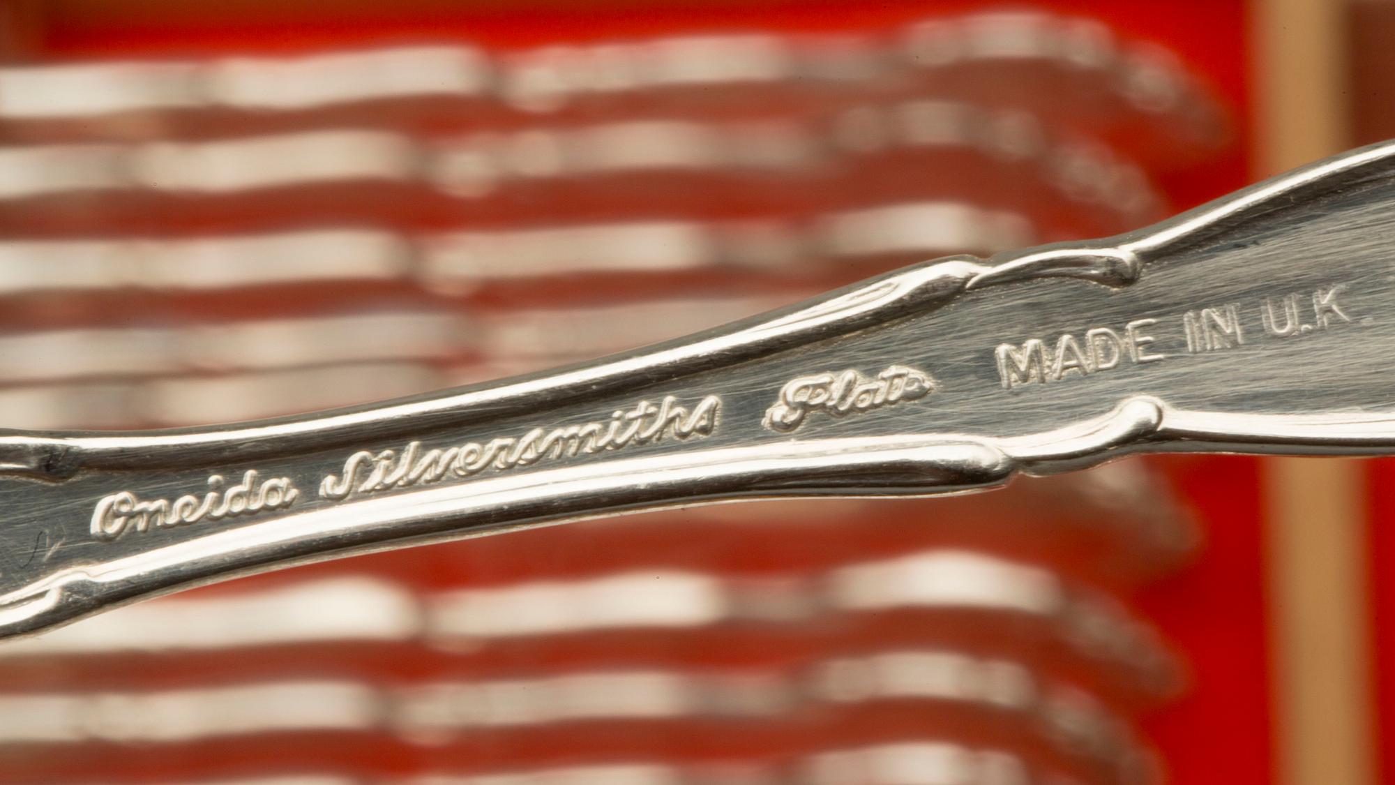 BESTICKSERVIS, ca 125 delar, nysilver, Oneida, England, 1900-talets andra hälft.