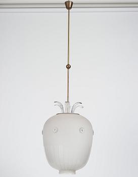 Harald Notini, taklampa, modell "11553", Arvid Böhlmarks Lampfabrik, 1940-tal.