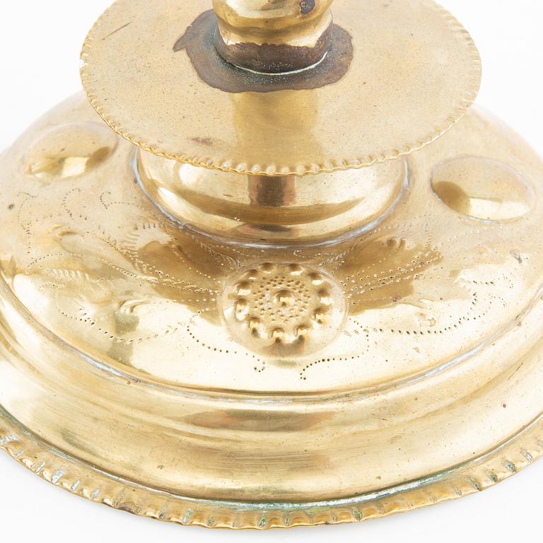 Ljusstakar ett par, 1800-tal Barockstil.