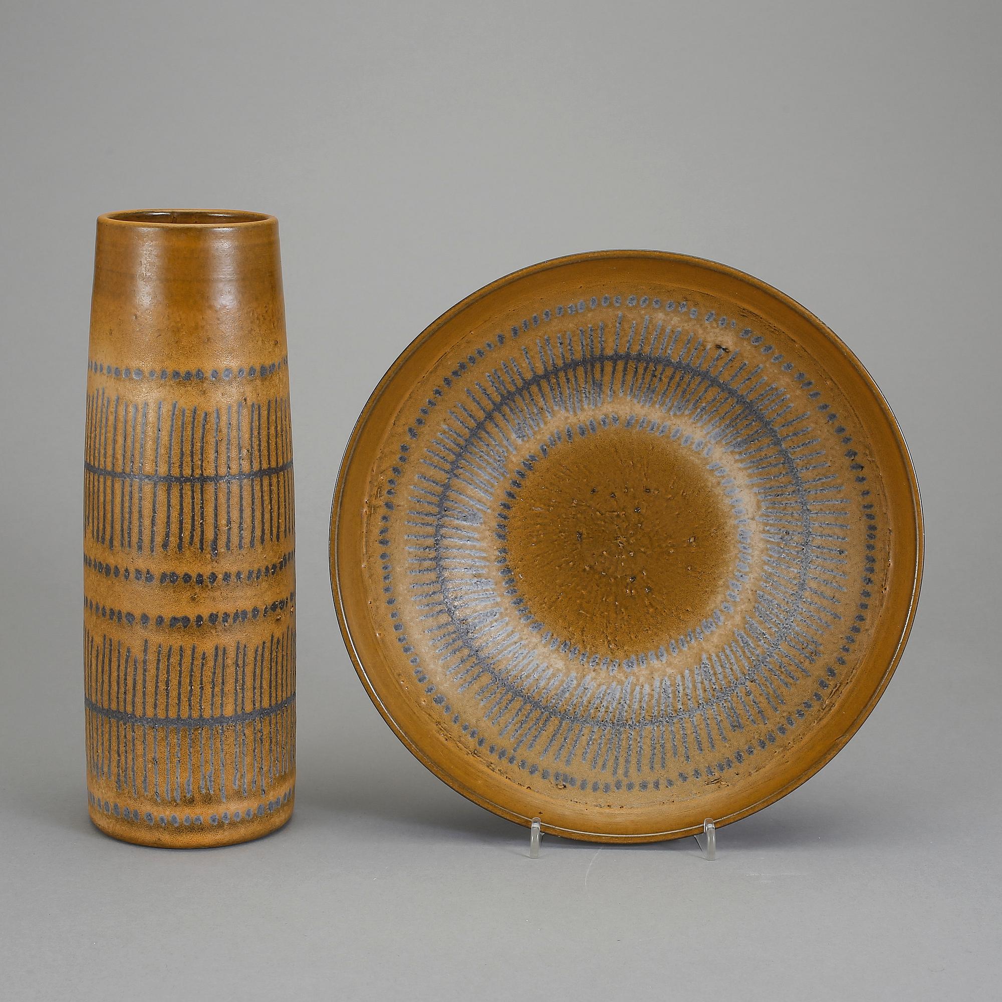 VAS & SKÅL, lergods, Göran Andersson, Upsala Ekeby.