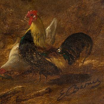 EDWARD CHARLES BARNES, oil on cavnas, signed.