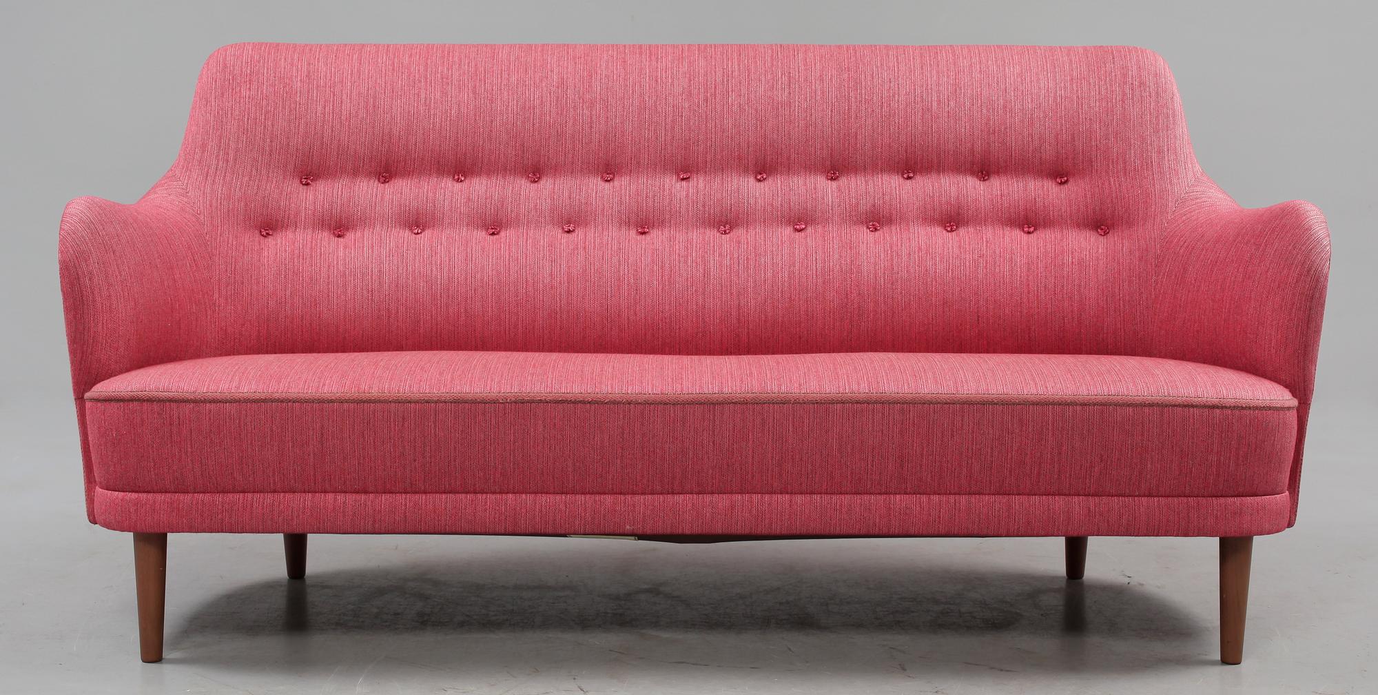 SOFFA, "Samsas", Carl Malmsten, O H Sjögrens Stoppmöbler, Tranås, 1900-talets andra hälft.