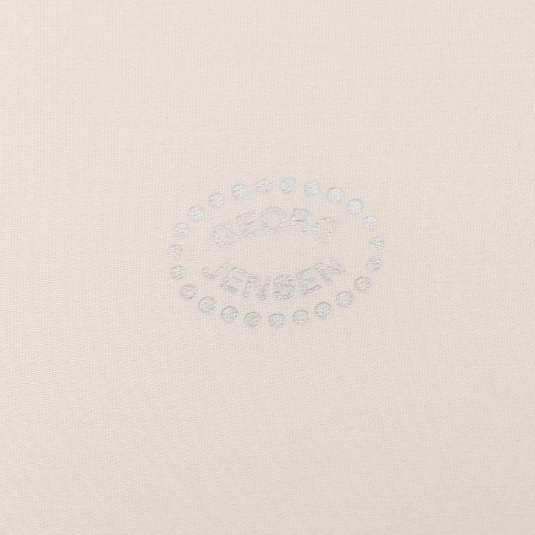 Johan Rohde, Six gilt sterling silver coffee spoons, 'Konge' / 'Acorn', Georg Jensen, Denmark.