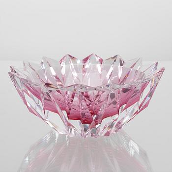 SKÅL, glas, "Näckros" signerad Aimo Okkolin -69. Riihimäen Lasi Oy.