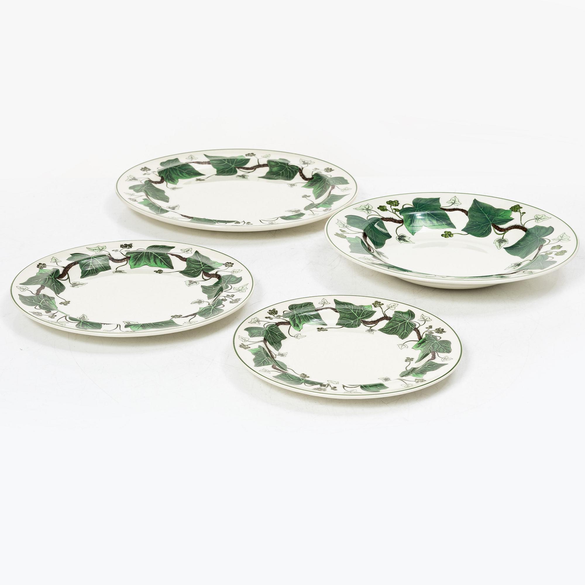 A 40-piece dinner service, 'Napoleon Ivy', Wedgwood, England.