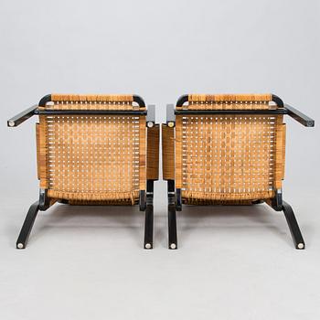 Alvar Aalto, nojatuoleja, 6 kpl, malli 45, Artek 1970-luku.