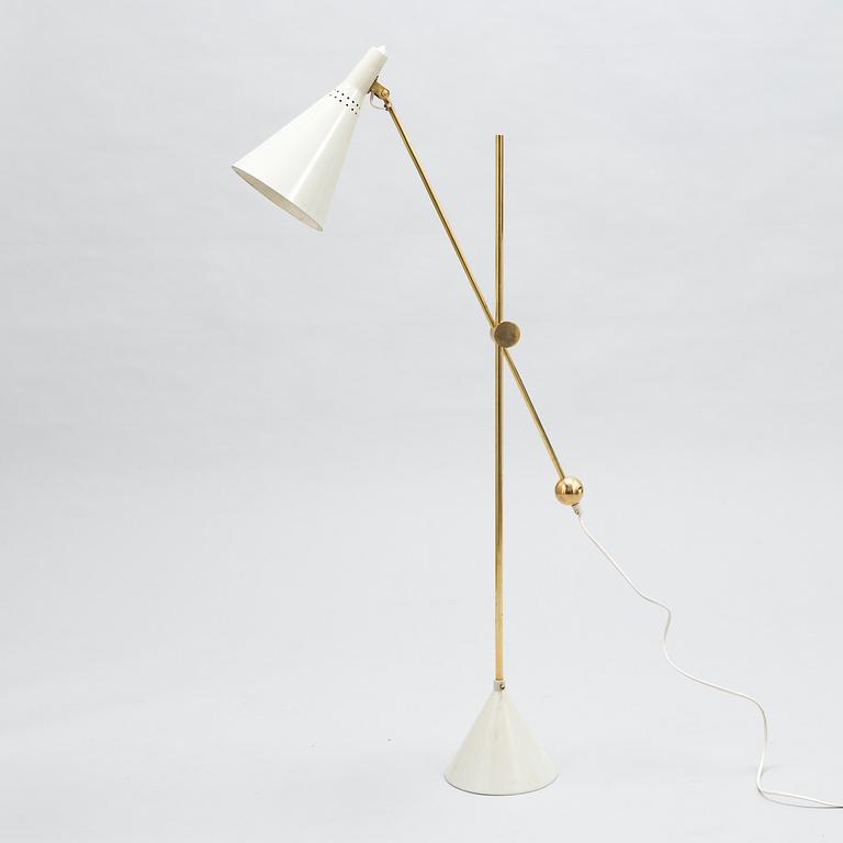 TAPIO WIRKKALA, A mid-20th century 'K 10-11' floor light for Idman, Finland.