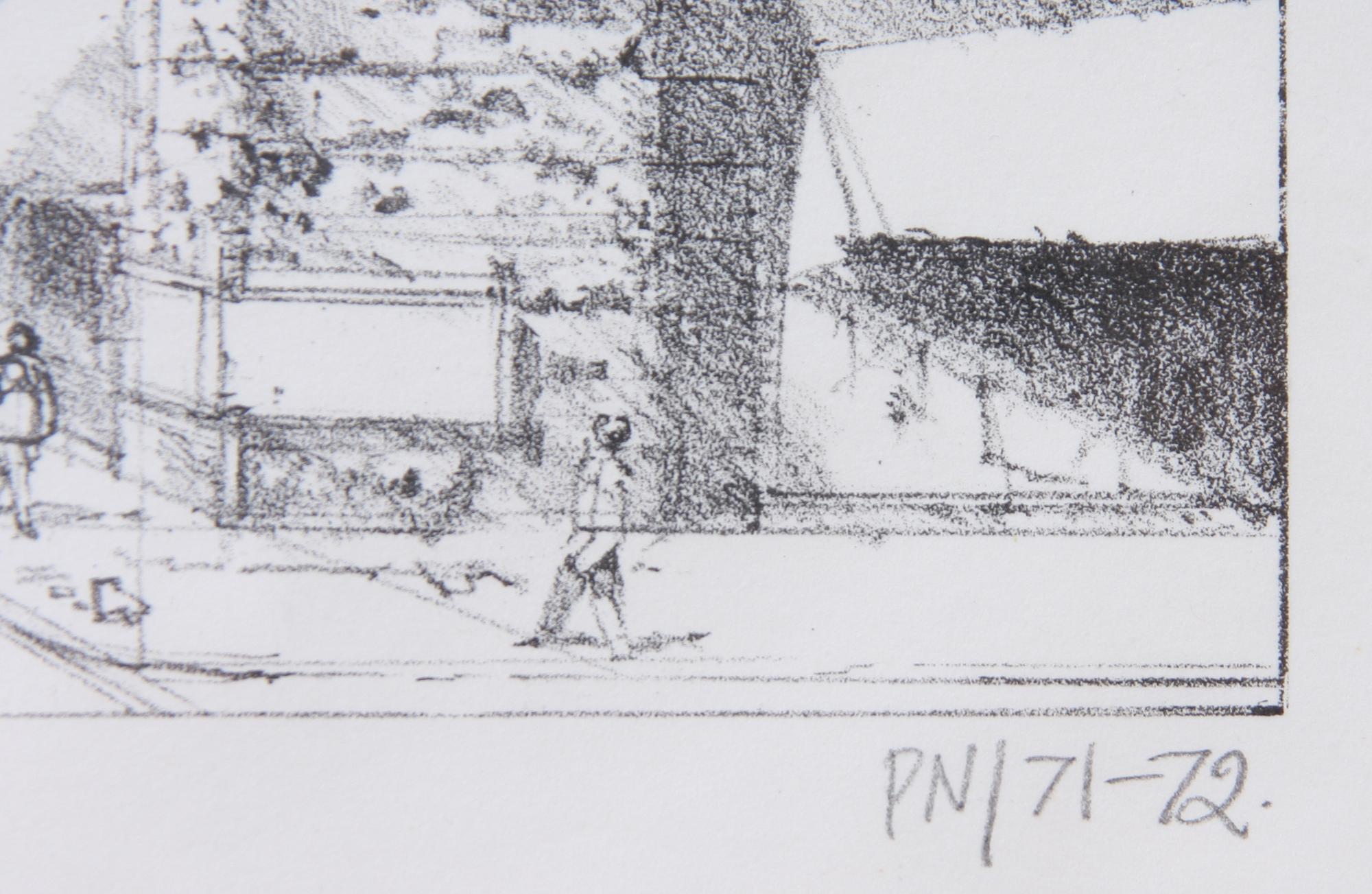 PALLE NIELSEN, grafiskt blad, sign o dat 71-72. Numr 99/30.