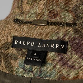 Jacket and blouse by Ralph Lauren.