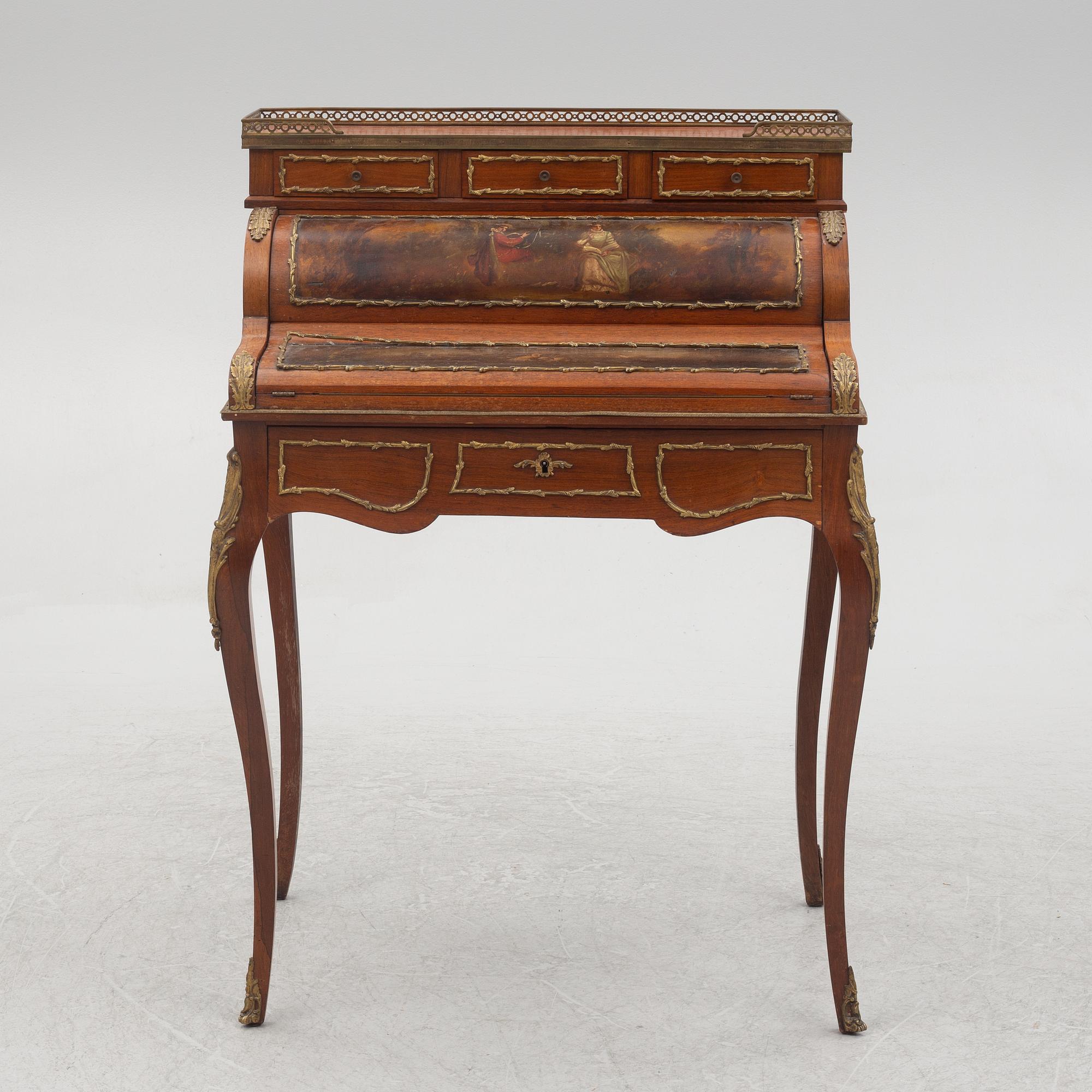 Sekretär, Louis XV-stil, 1900-tal.