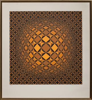 VICTOR VASARELY, färgserigrafi, signerad och numrerad 199/250.
