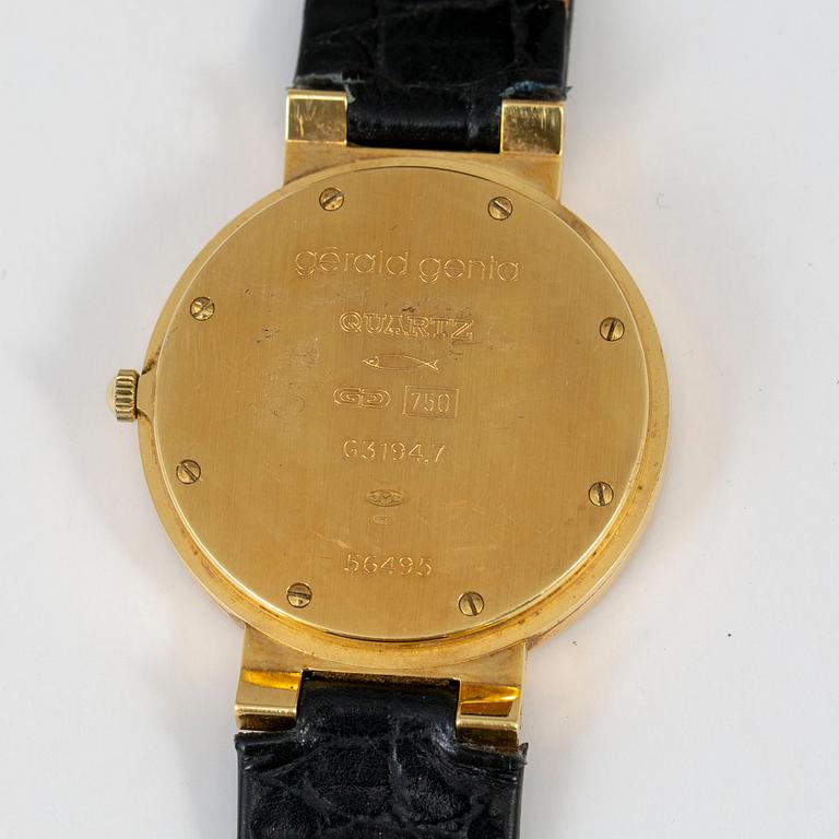 GÉRALD GENTA, wristwatch, 34 mm.