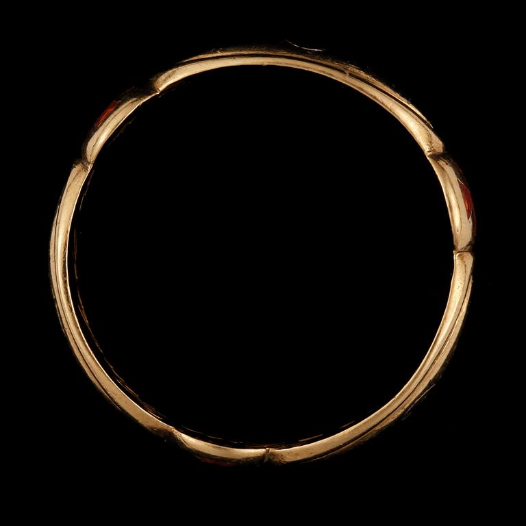 FRIMURARRING, guld 18K, CF Carlman, Stockholm 1930. Vikt ca 7 gram.