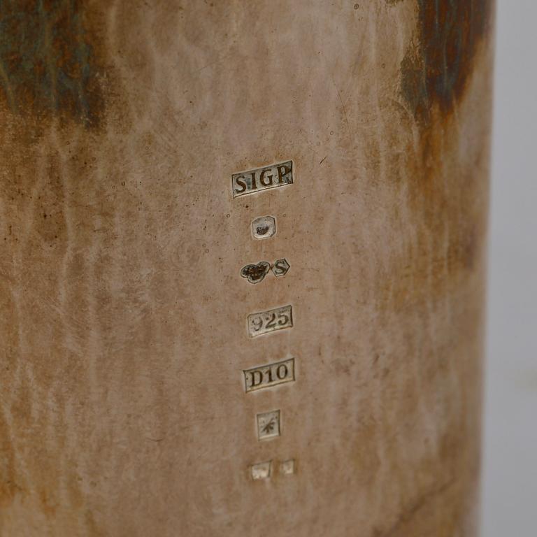 VAS, sterlingsilver, Sigurd Persson, Stockholm 1978. Vikt ca 244 gram.