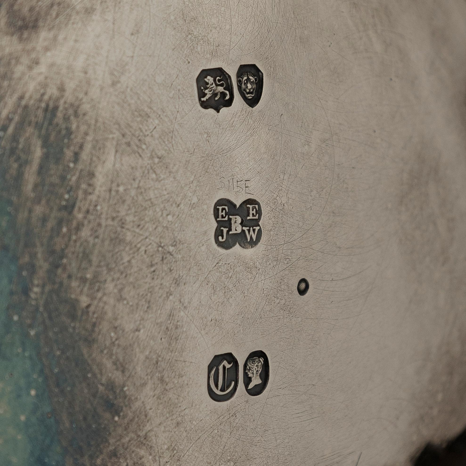 Edward, Edward junior, John & William Barnard, a 3-piece sterling silver tea service, London 1837.